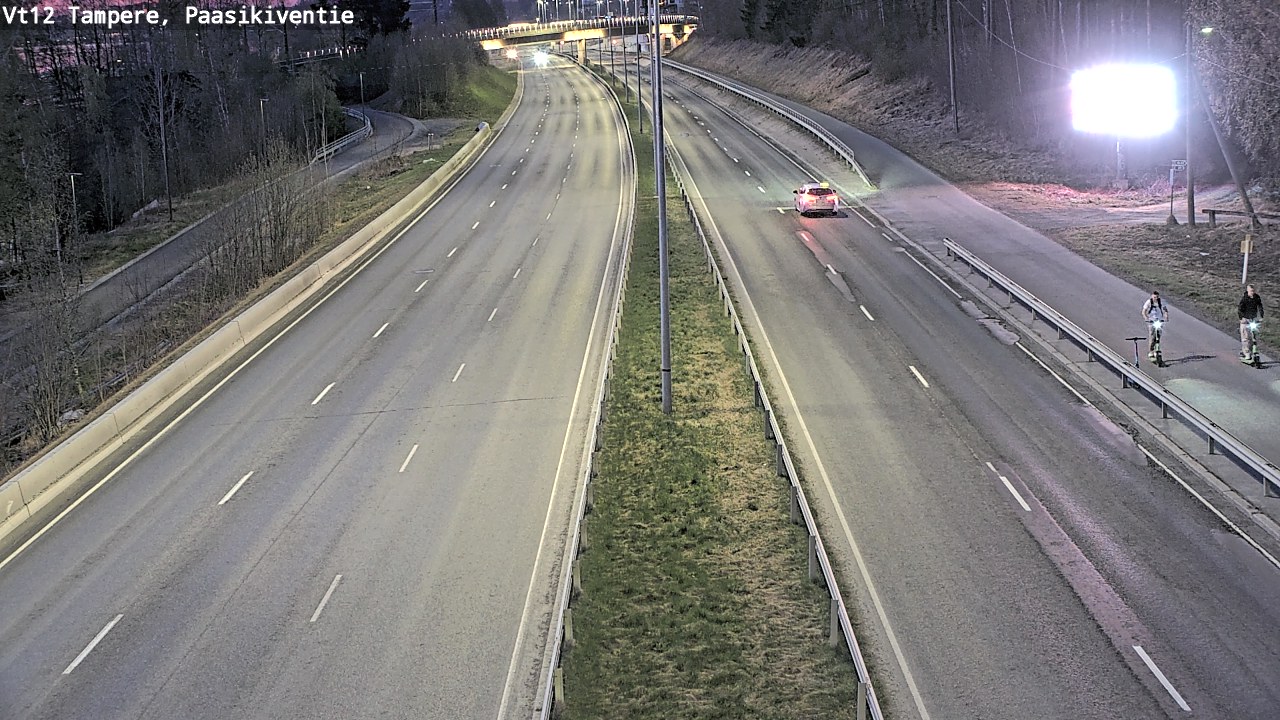 Weather Camera Image Väg 12 Tammerfors, Paasikiventie, Tampere, Pirkanmaa