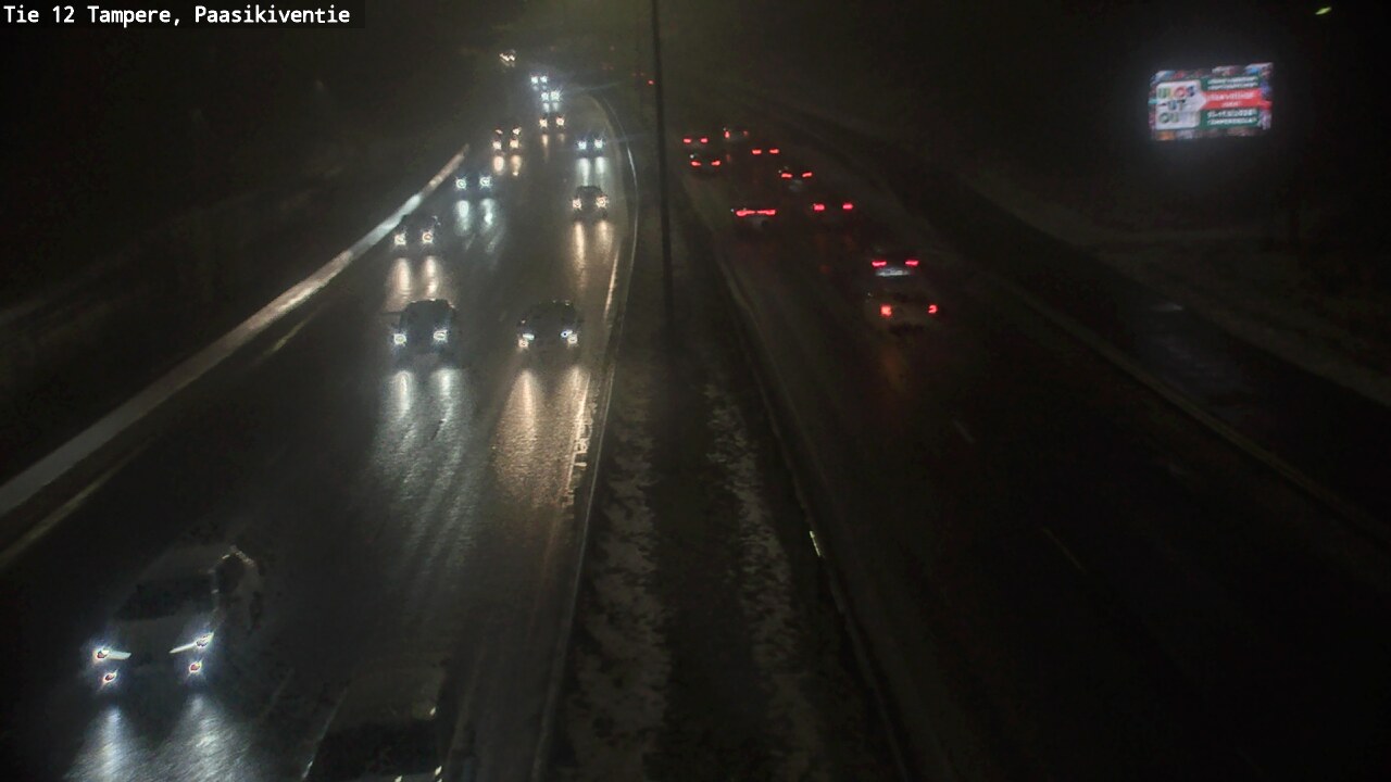 Weather Camera Image Road 12 Tampere, Paasikiventie, Tampere, Pirkanmaa