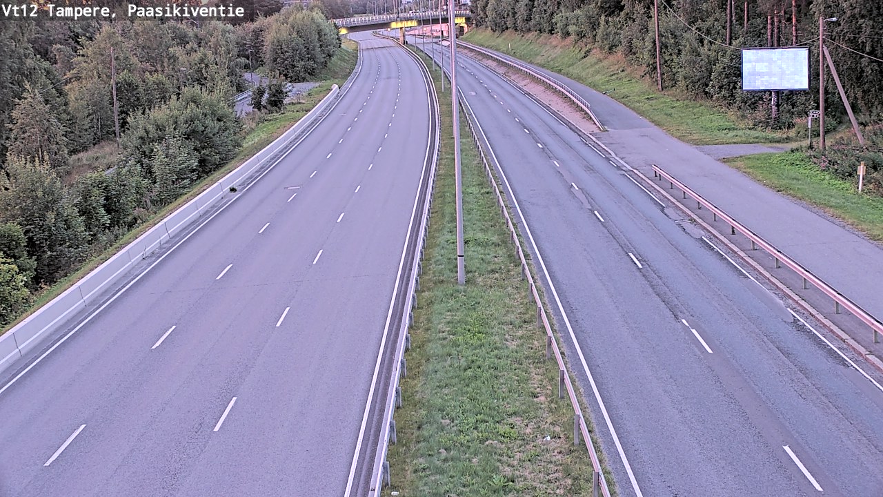 Kelikamerat Kuva Tie 12 Tampere, Paasikiventie, Tampere, Pirkanmaa