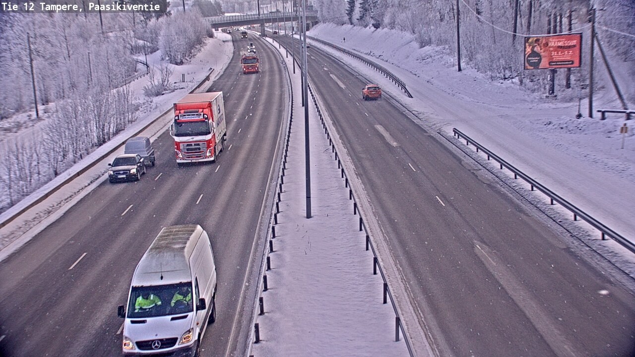 Weather Camera Image Road 12 Tampere, Paasikiventie, Tampere, Pirkanmaa