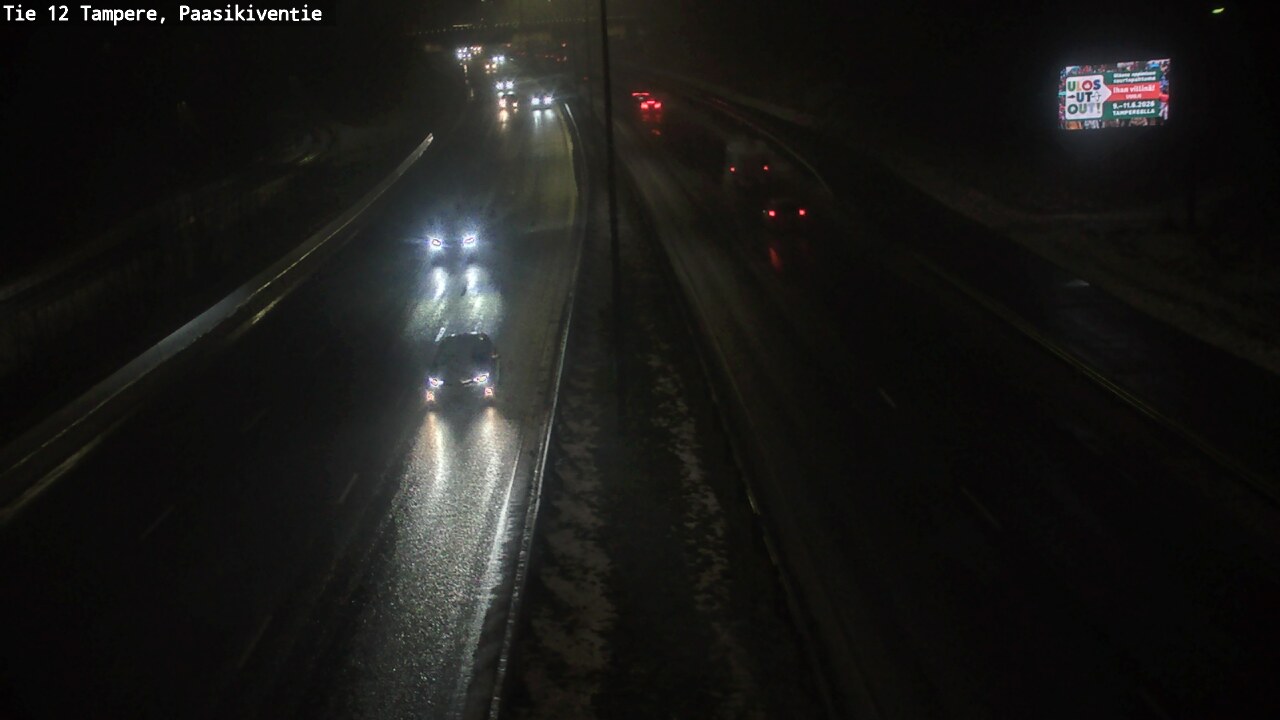 Weather Camera Image Road 12 Tampere, Paasikiventie, Tampere, Pirkanmaa