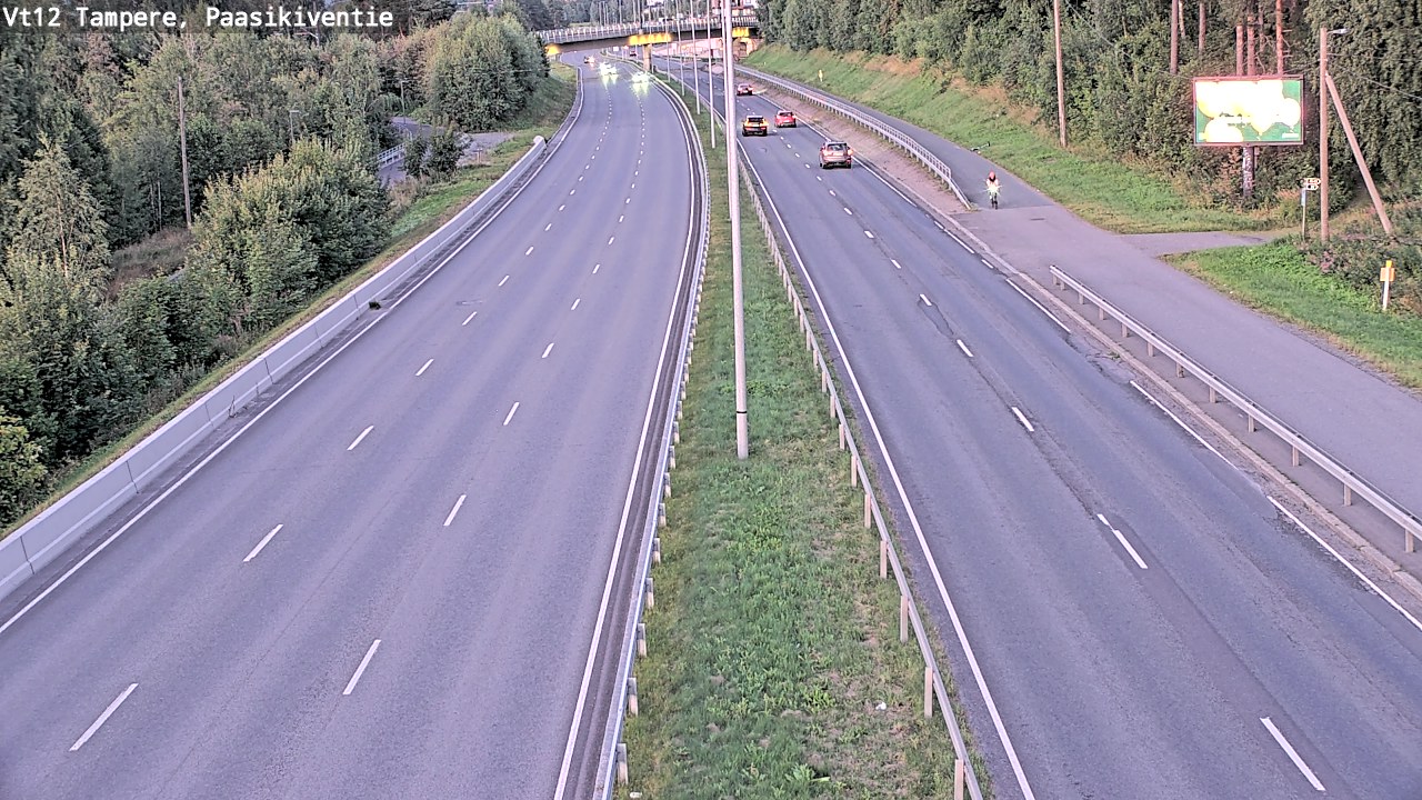 Kelikamerat Kuva Tie 12 Tampere, Paasikiventie, Tampere, Pirkanmaa