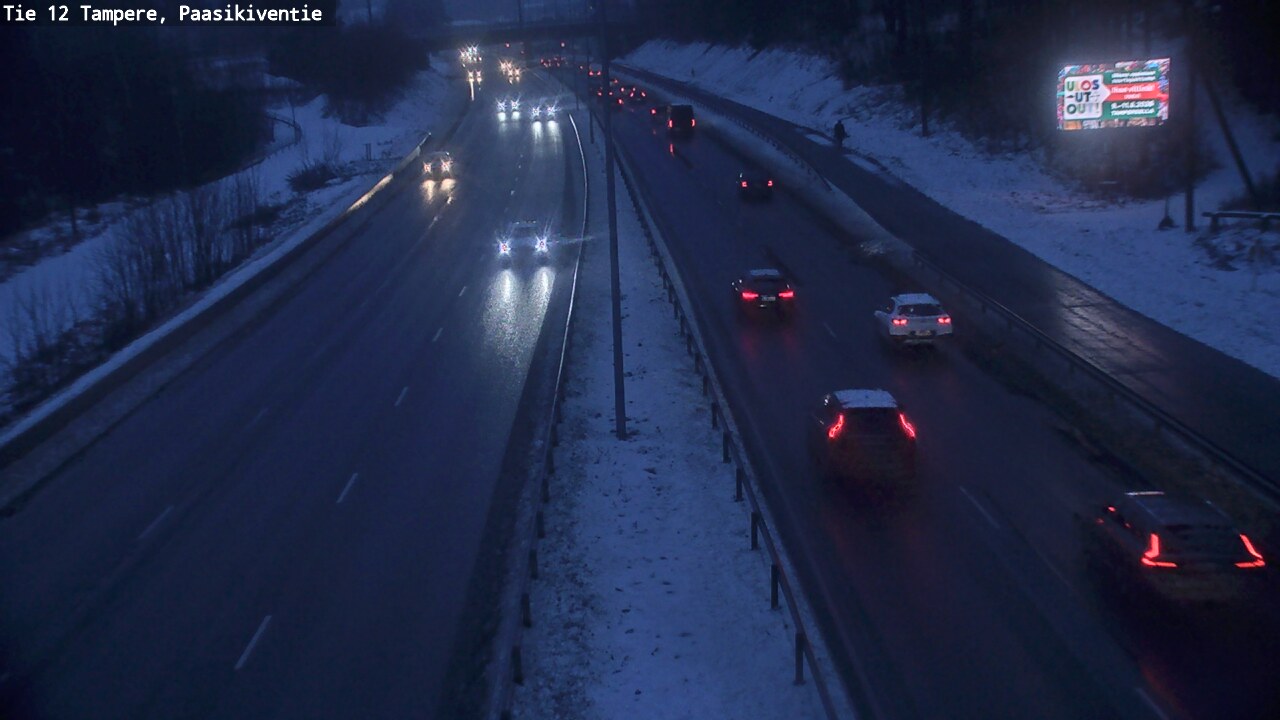 Weather Camera Image Road 12 Tampere, Paasikiventie, Tampere, Pirkanmaa