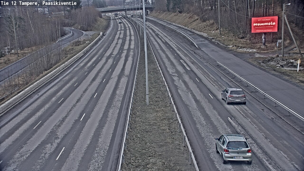 Weather Camera Image Road 12 Tampere, Paasikiventie, Tampere, Pirkanmaa