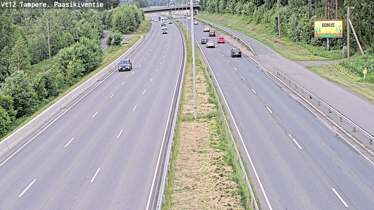 Kelikamerat Kuva Tie 12 Tampere, Paasikiventie, Tampere, Pirkanmaa