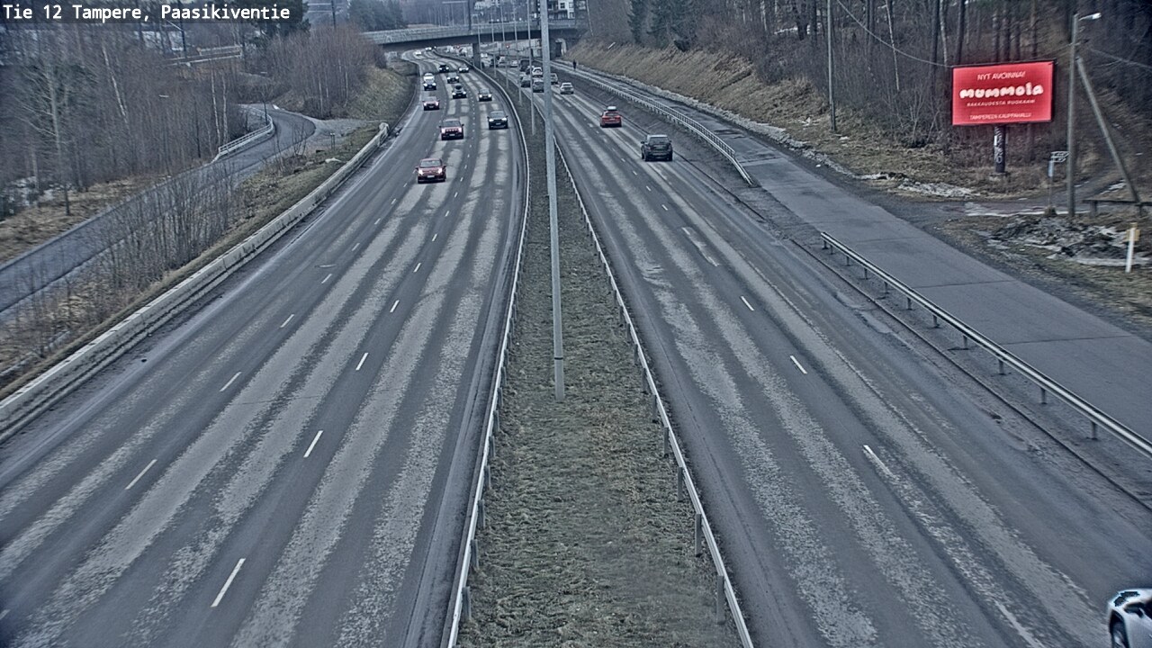 Weather Camera Image Road 12 Tampere, Paasikiventie, Tampere, Pirkanmaa