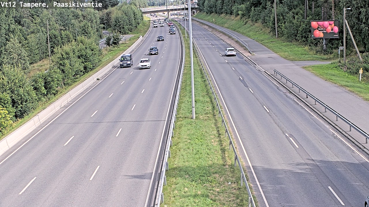 Kelikamerat Kuva Tie 12 Tampere, Paasikiventie, Tampere, Pirkanmaa