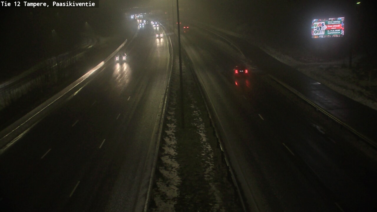 Weather Camera Image Road 12 Tampere, Paasikiventie, Tampere, Pirkanmaa