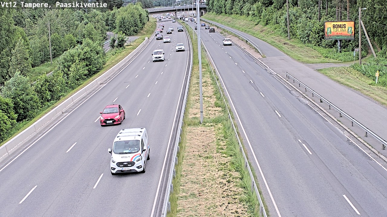 Kelikamerat Kuva Tie 12 Tampere, Paasikiventie, Tampere, Pirkanmaa
