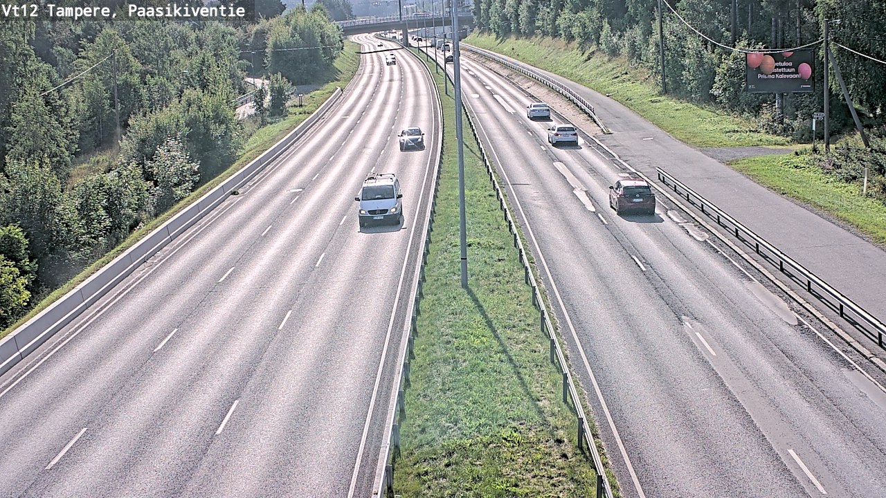 Kelikamerat Kuva Tie 12 Tampere, Paasikiventie, Tampere, Pirkanmaa