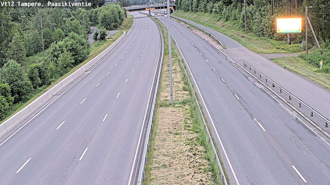 Kelikamerat Kuva Tie 12 Tampere, Paasikiventie, Tampere, Pirkanmaa