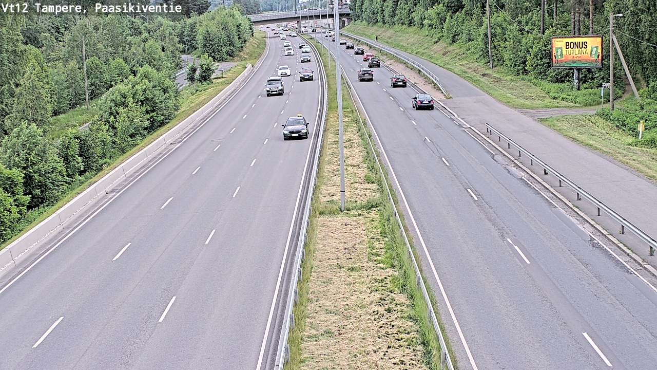 Kelikamerat Kuva Tie 12 Tampere, Paasikiventie, Tampere, Pirkanmaa