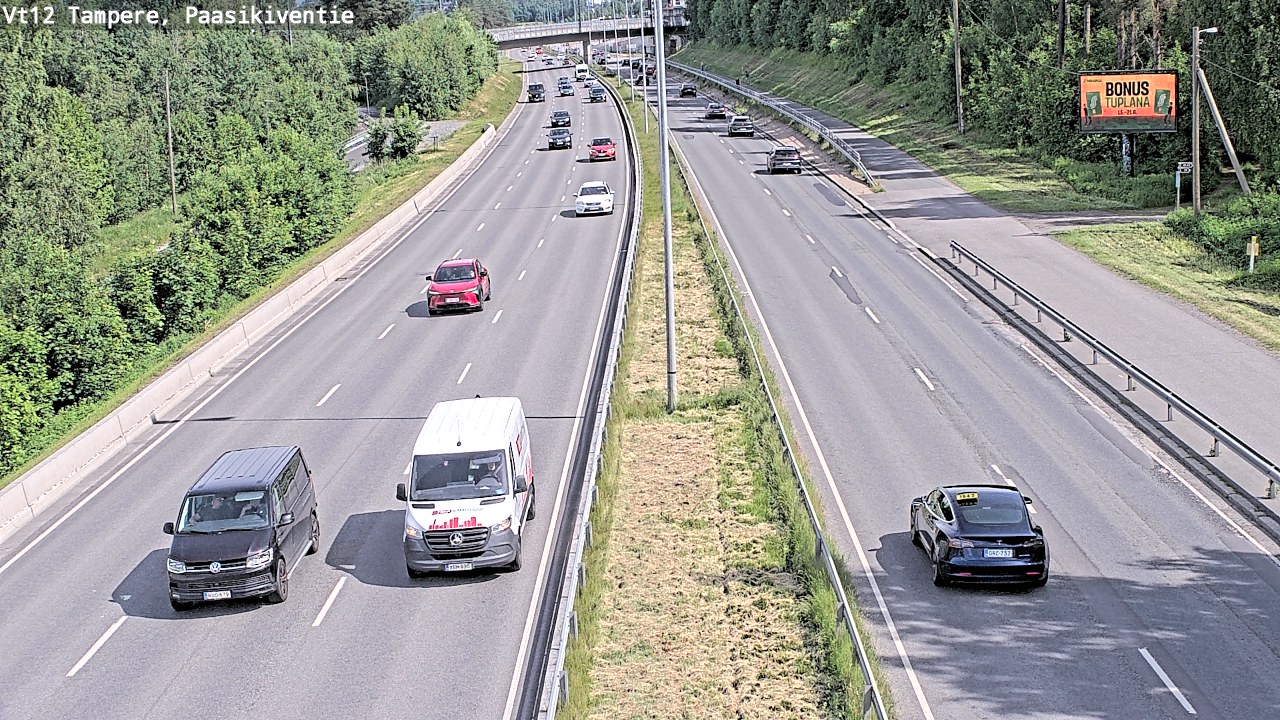 Kelikamerat Kuva Tie 12 Tampere, Paasikiventie, Tampere, Pirkanmaa