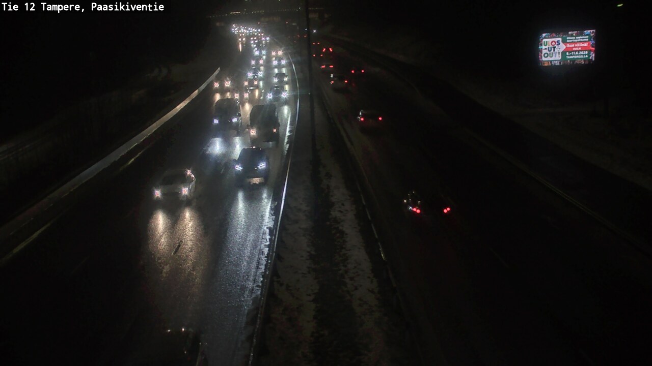 Weather Camera Image Road 12 Tampere, Paasikiventie, Tampere, Pirkanmaa