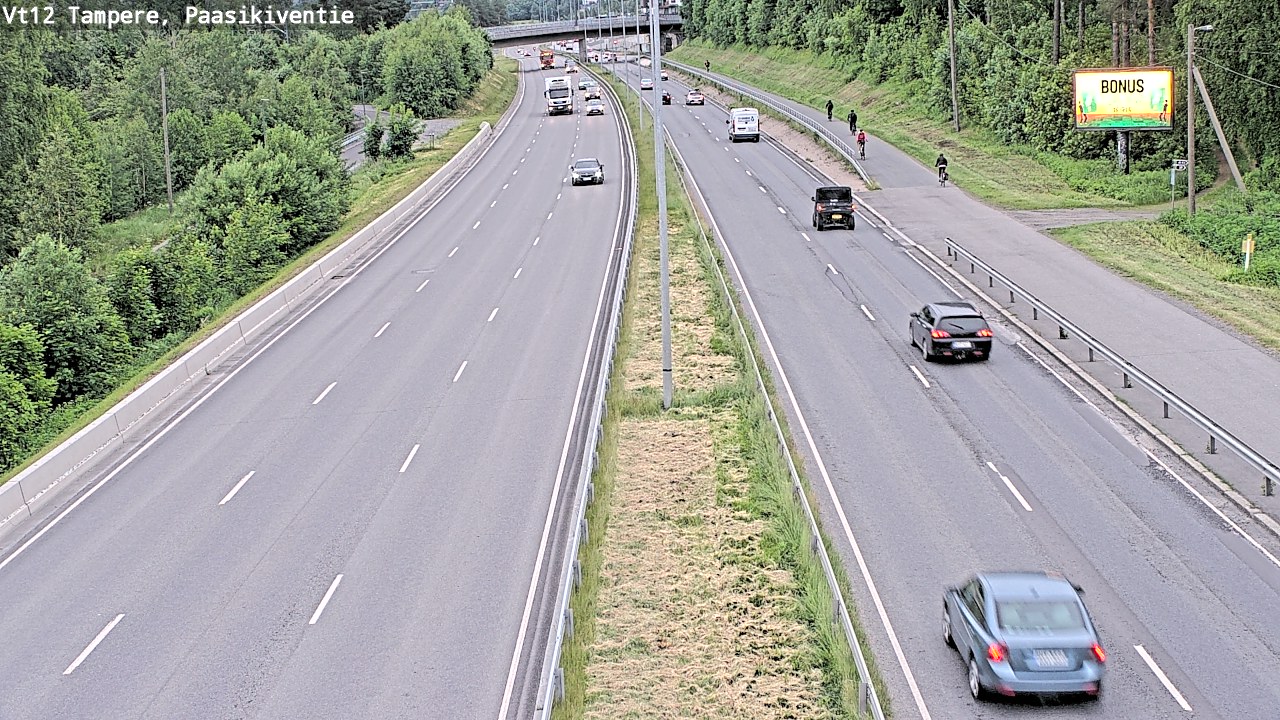 Kelikamerat Kuva Tie 12 Tampere, Paasikiventie, Tampere, Pirkanmaa