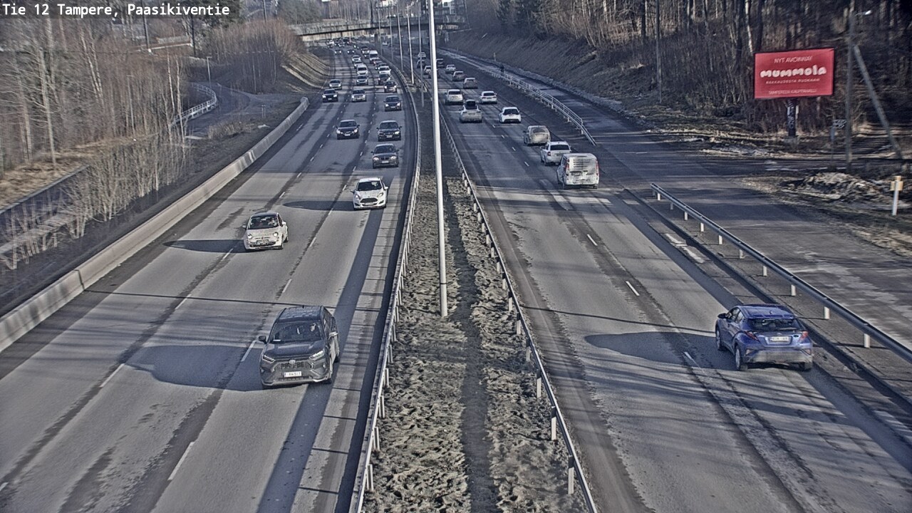Weather Camera Image Road 12 Tampere, Paasikiventie, Tampere, Pirkanmaa
