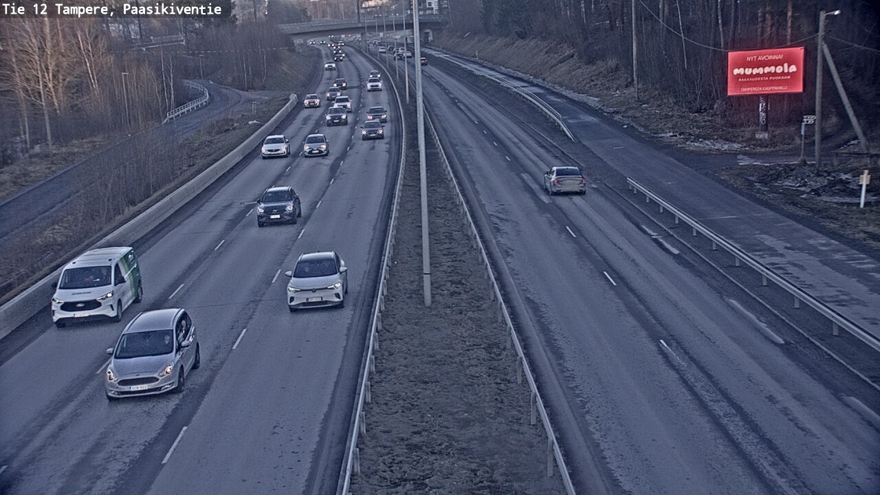 Weather Camera Image Road 12 Tampere, Paasikiventie, Tampere, Pirkanmaa