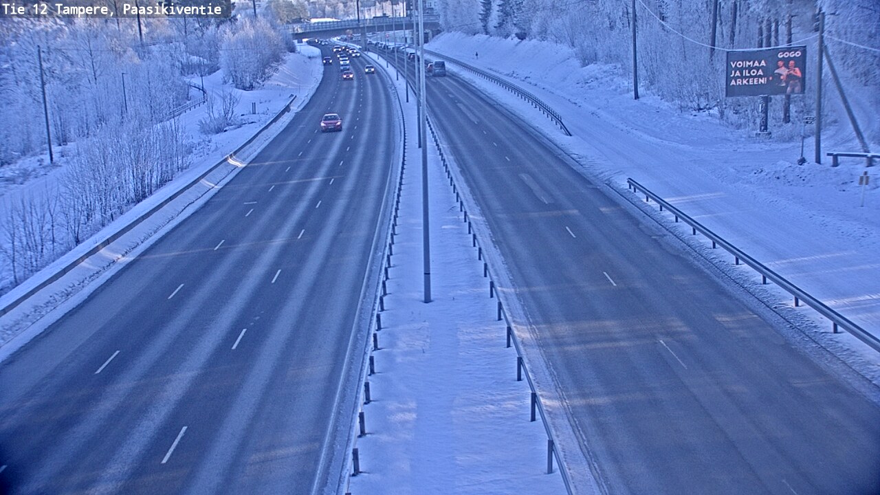 Weather Camera Image Road 12 Tampere, Paasikiventie, Tampere, Pirkanmaa