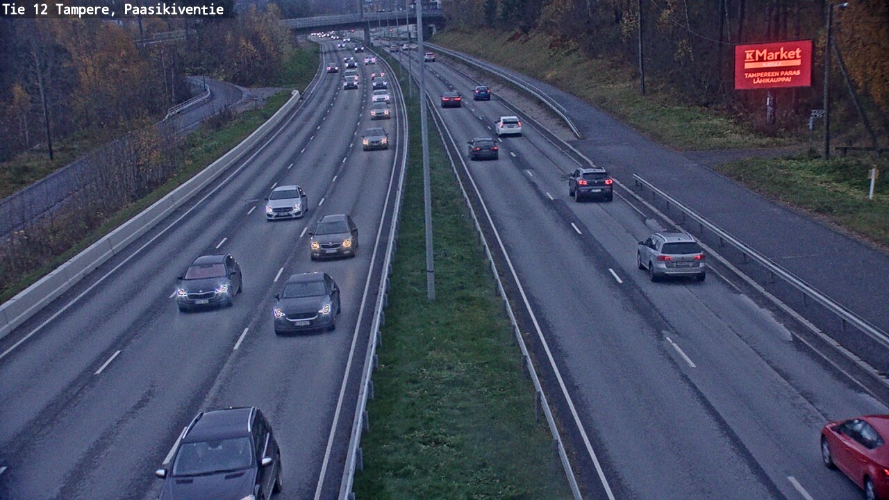 Kelikamerat Kuva Tie 12 Tampere, Paasikiventie, Tampere, Pirkanmaa