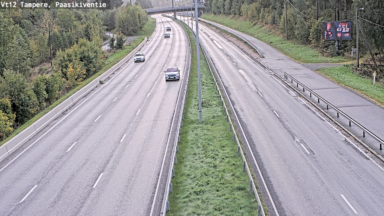 Kelikamerat Kuva Tie 12 Tampere, Paasikiventie, Tampere, Pirkanmaa