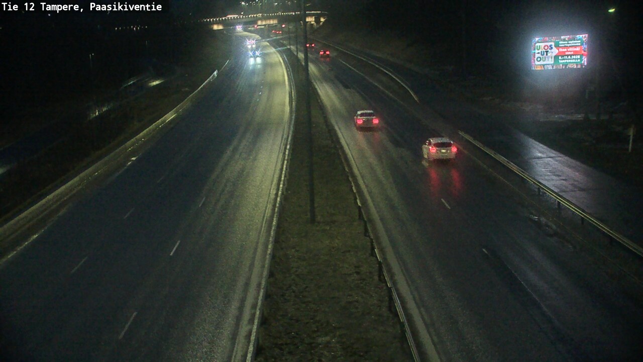Weather Camera Image Road 12 Tampere, Paasikiventie, Tampere, Pirkanmaa
