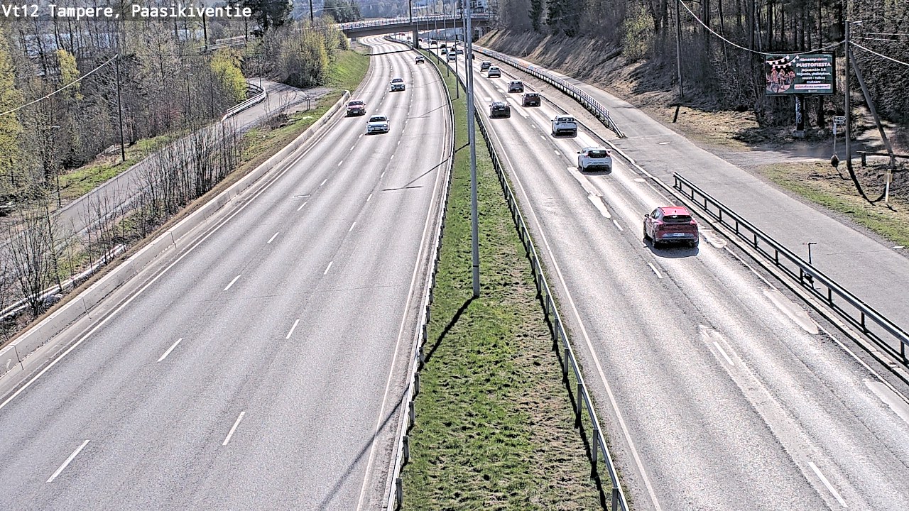 Weather Camera Image Road 12 Tampere, Paasikiventie, Tampere, Pirkanmaa