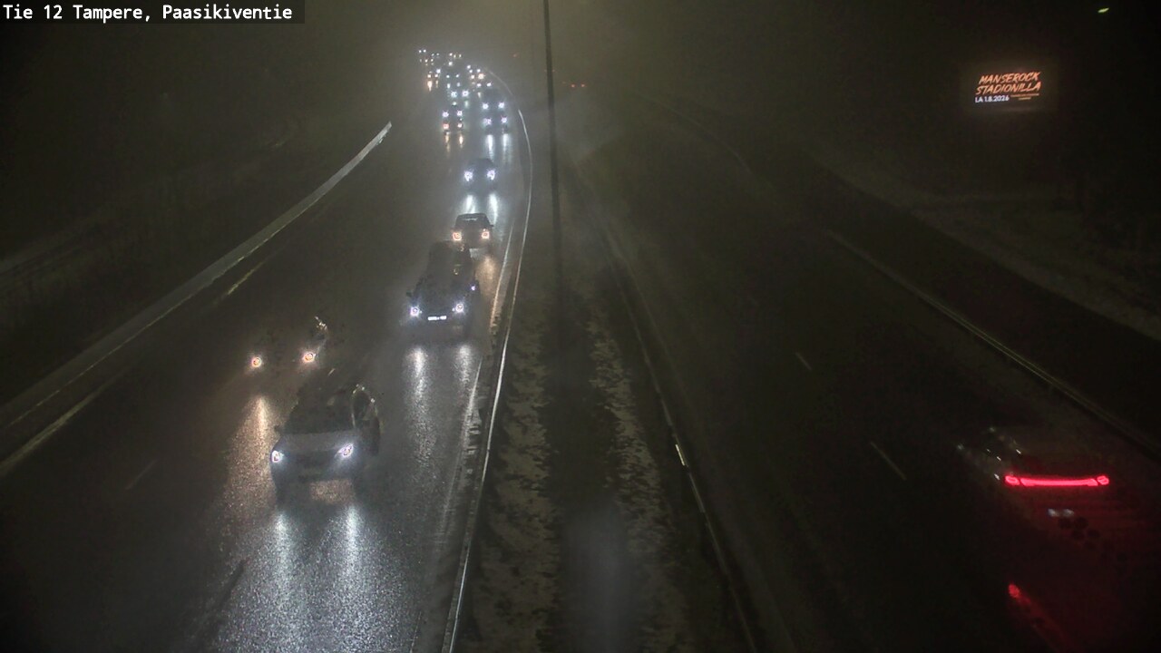 Weather Camera Image Road 12 Tampere, Paasikiventie, Tampere, Pirkanmaa