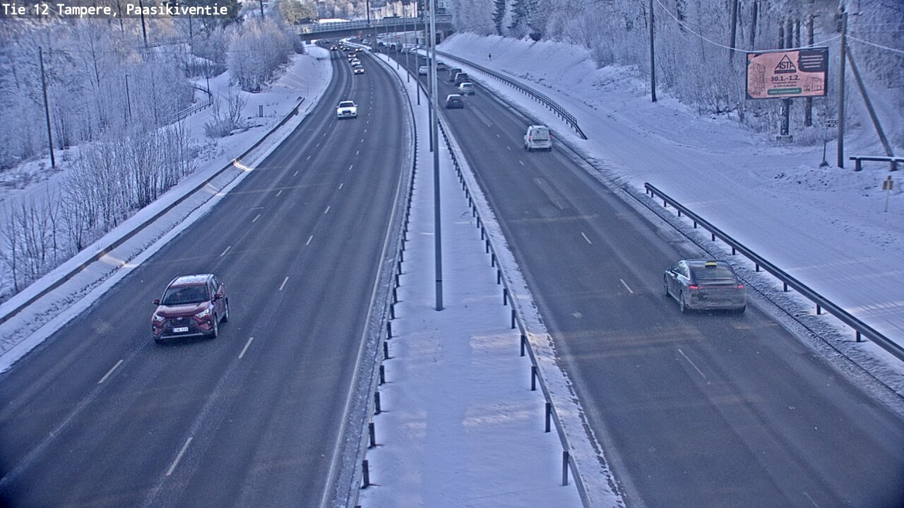 Kelikamerat Kuva Tie 12 Tampere, Paasikiventie, Tampere, Pirkanmaa