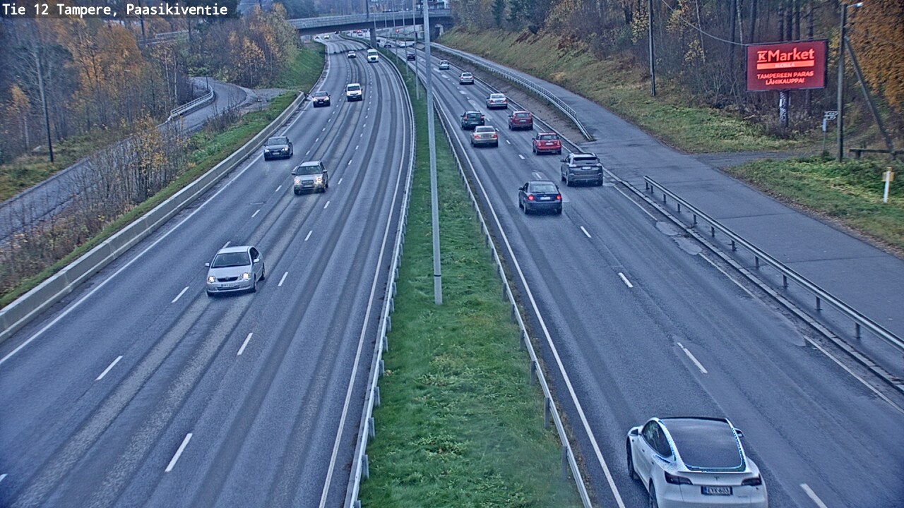 Kelikamerat Kuva Tie 12 Tampere, Paasikiventie, Tampere, Pirkanmaa