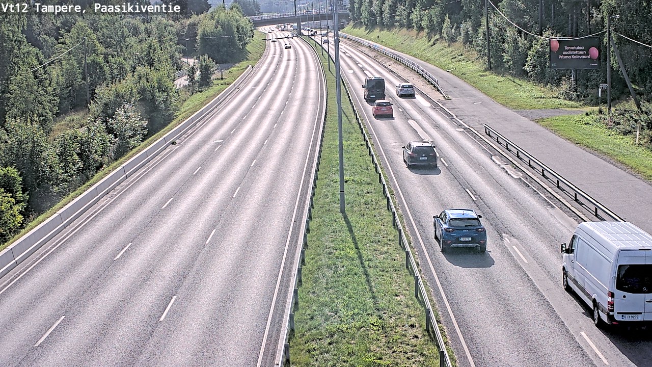 Kelikamerat Kuva Tie 12 Tampere, Paasikiventie, Tampere, Pirkanmaa
