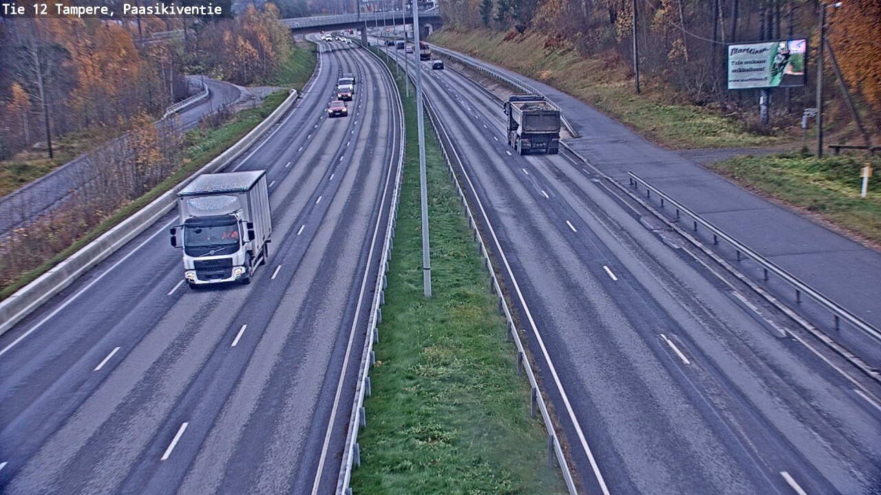 Kelikamerat Kuva Tie 12 Tampere, Paasikiventie, Tampere, Pirkanmaa