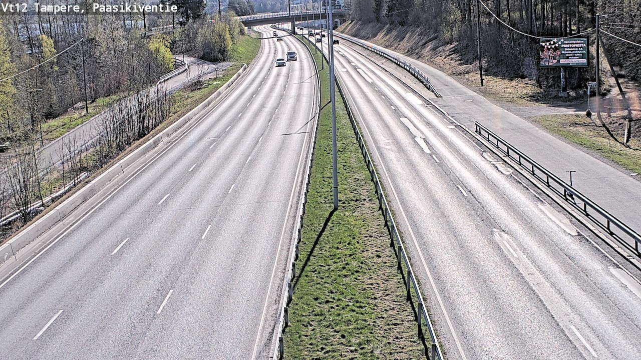 Weather Camera Image Road 12 Tampere, Paasikiventie, Tampere, Pirkanmaa