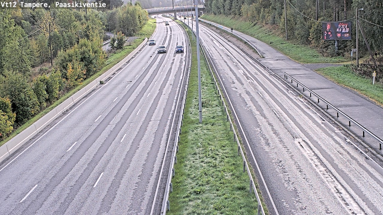 Kelikamerat Kuva Tie 12 Tampere, Paasikiventie, Tampere, Pirkanmaa