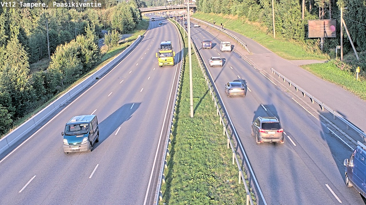 Kelikamerat Kuva Tie 12 Tampere, Paasikiventie, Tampere, Pirkanmaa