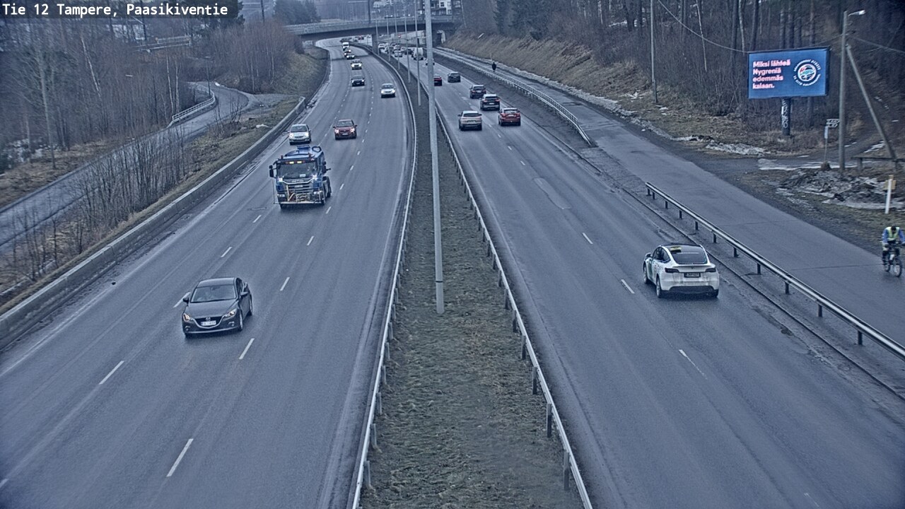 Weather Camera Image Road 12 Tampere, Paasikiventie, Tampere, Pirkanmaa
