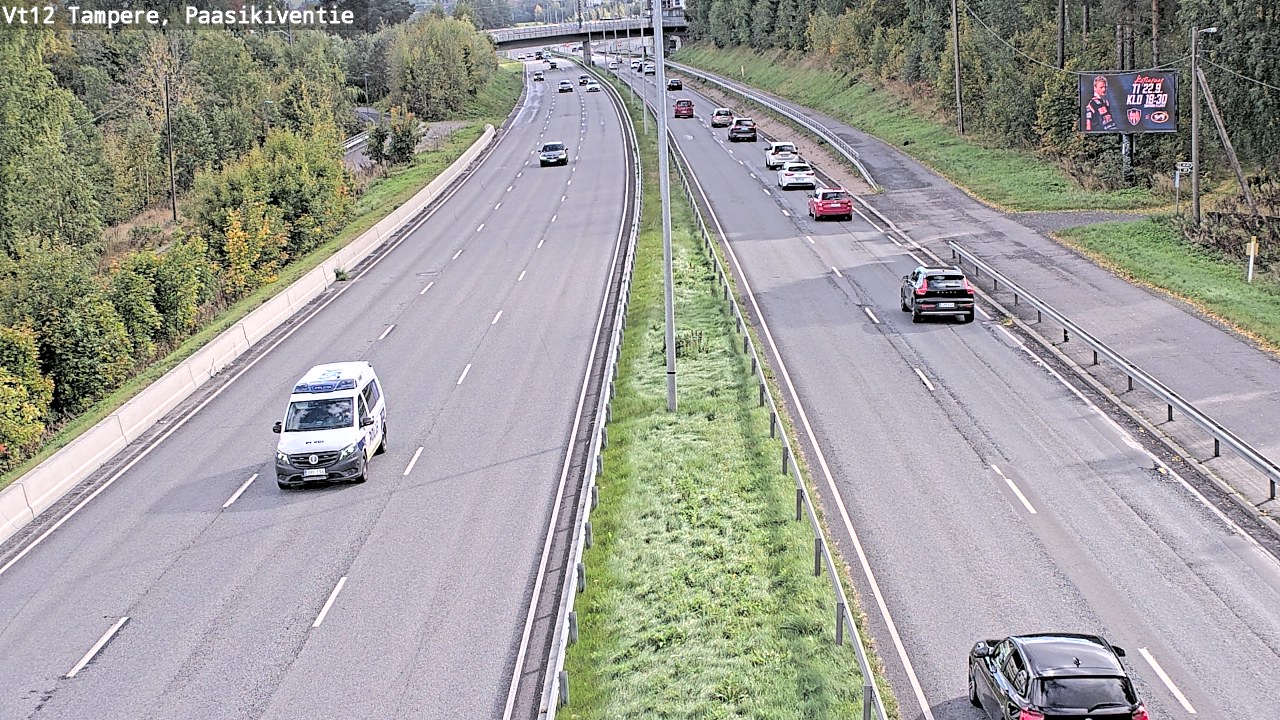 Kelikamerat Kuva Tie 12 Tampere, Paasikiventie, Tampere, Pirkanmaa