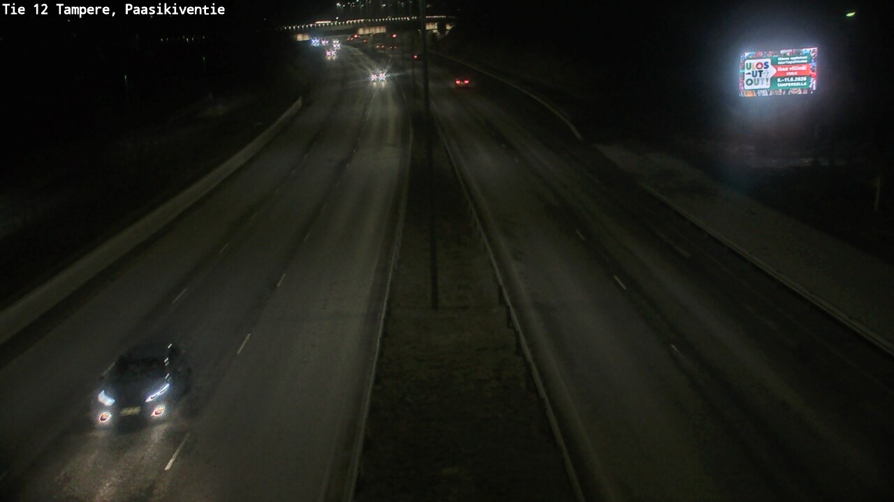 Weather Camera Image Road 12 Tampere, Paasikiventie, Tampere, Pirkanmaa