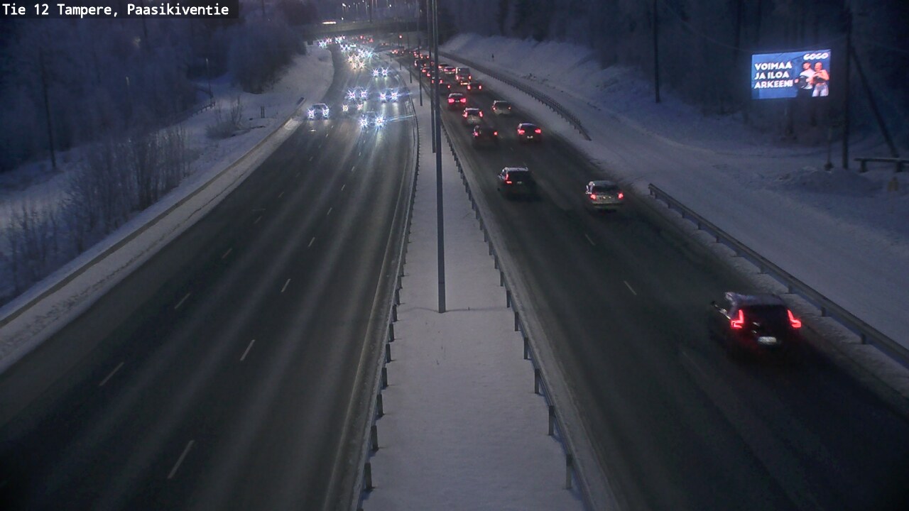 Kelikamerat Kuva Tie 12 Tampere, Paasikiventie, Tampere, Pirkanmaa