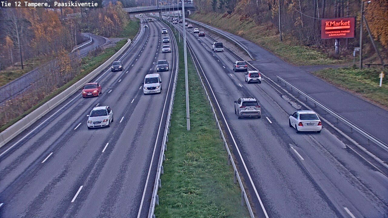 Kelikamerat Kuva Tie 12 Tampere, Paasikiventie, Tampere, Pirkanmaa