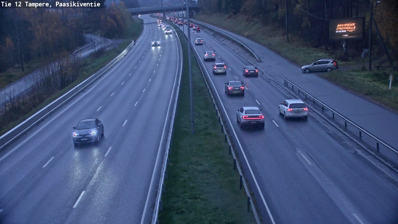 Kelikamerat Kuva Tie 12 Tampere, Paasikiventie, Tampere, Pirkanmaa