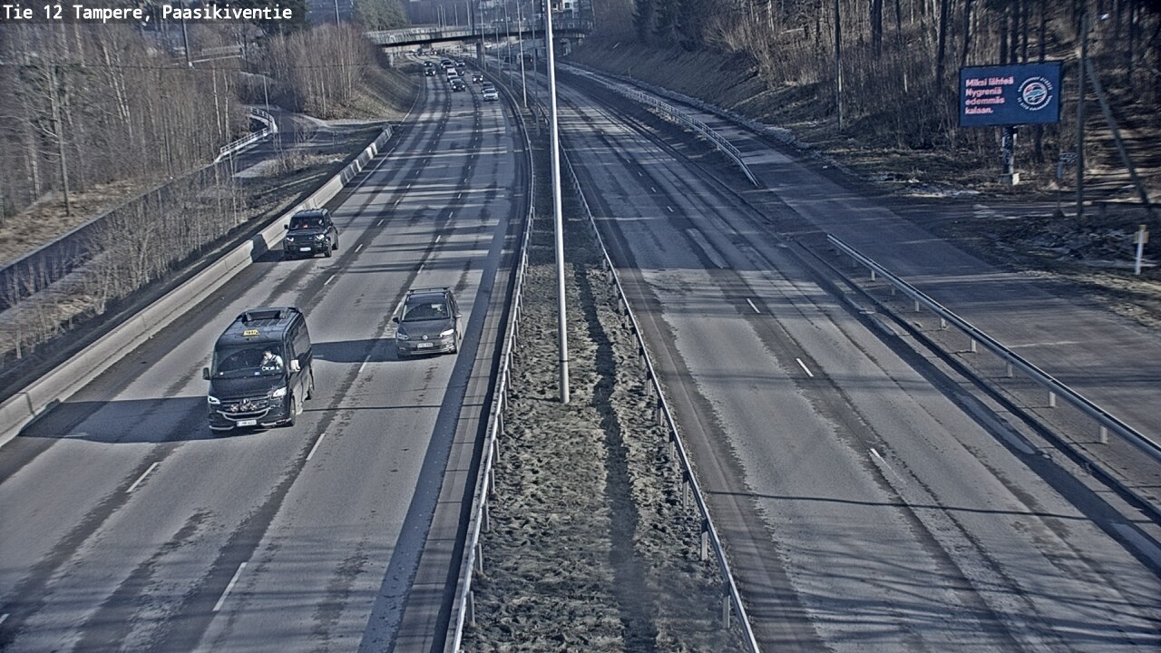 Weather Camera Image Road 12 Tampere, Paasikiventie, Tampere, Pirkanmaa