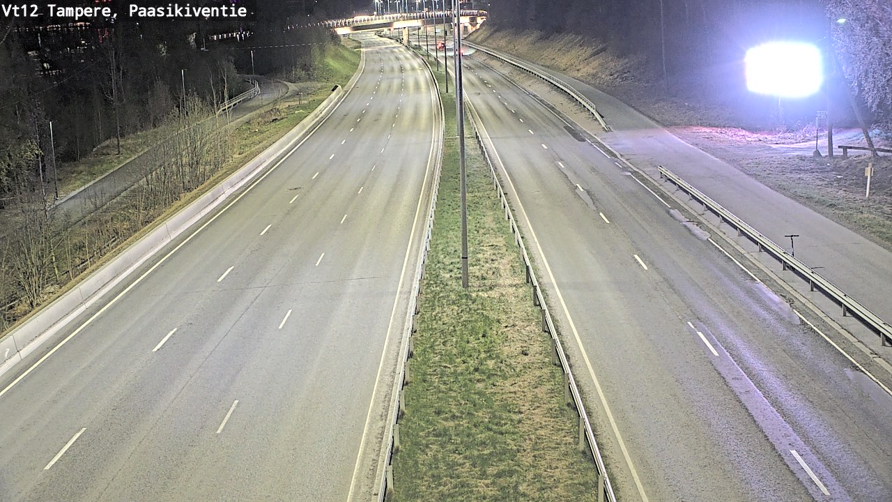 Weather Camera Image Väg 12 Tammerfors, Paasikiventie, Tampere, Pirkanmaa