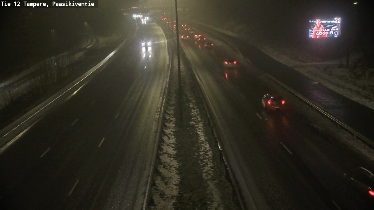 Weather Camera Image Road 12 Tampere, Paasikiventie, Tampere, Pirkanmaa