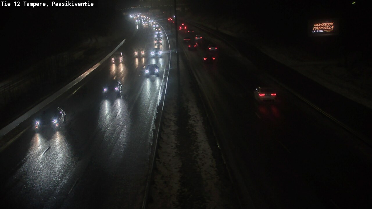 Weather Camera Image Road 12 Tampere, Paasikiventie, Tampere, Pirkanmaa
