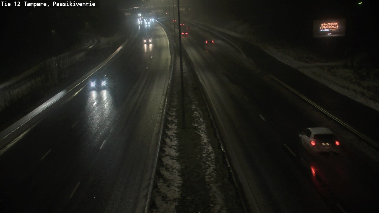 Weather Camera Image Road 12 Tampere, Paasikiventie, Tampere, Pirkanmaa