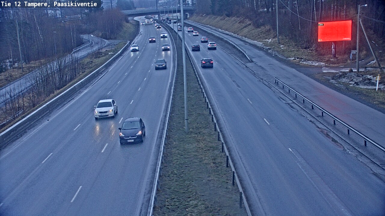 Kelikamerat Kuva Tie 12 Tampere, Paasikiventie, Tampere, Pirkanmaa