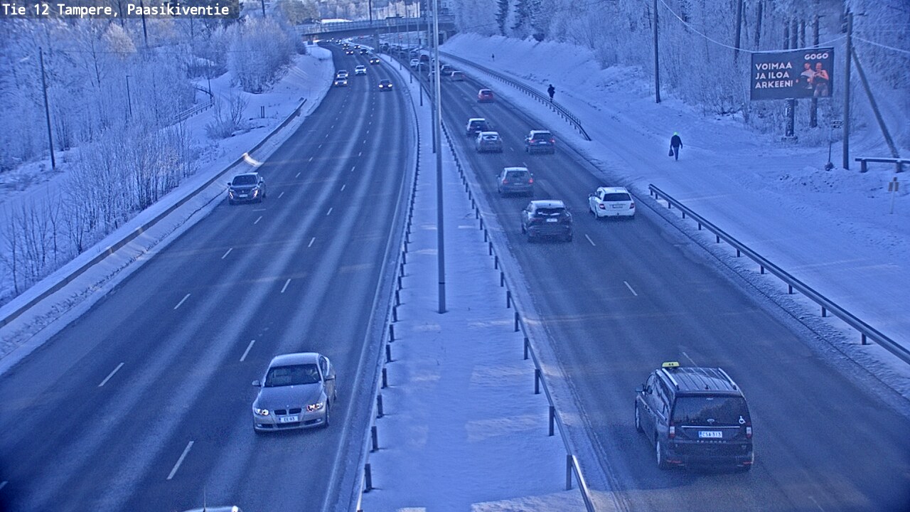Weather Camera Image Road 12 Tampere, Paasikiventie, Tampere, Pirkanmaa