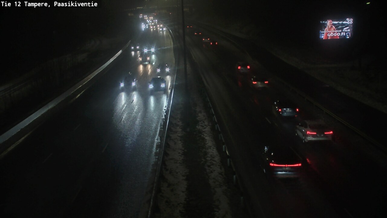 Weather Camera Image Road 12 Tampere, Paasikiventie, Tampere, Pirkanmaa