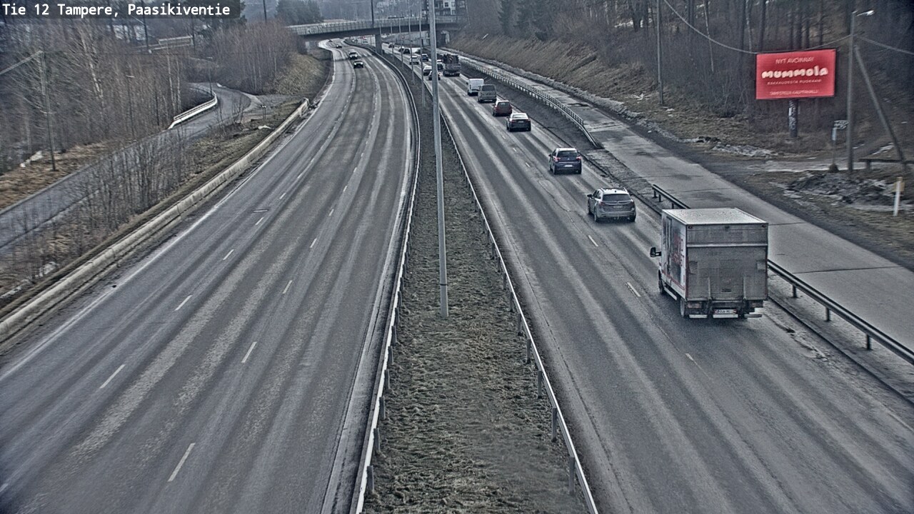 Weather Camera Image Road 12 Tampere, Paasikiventie, Tampere, Pirkanmaa