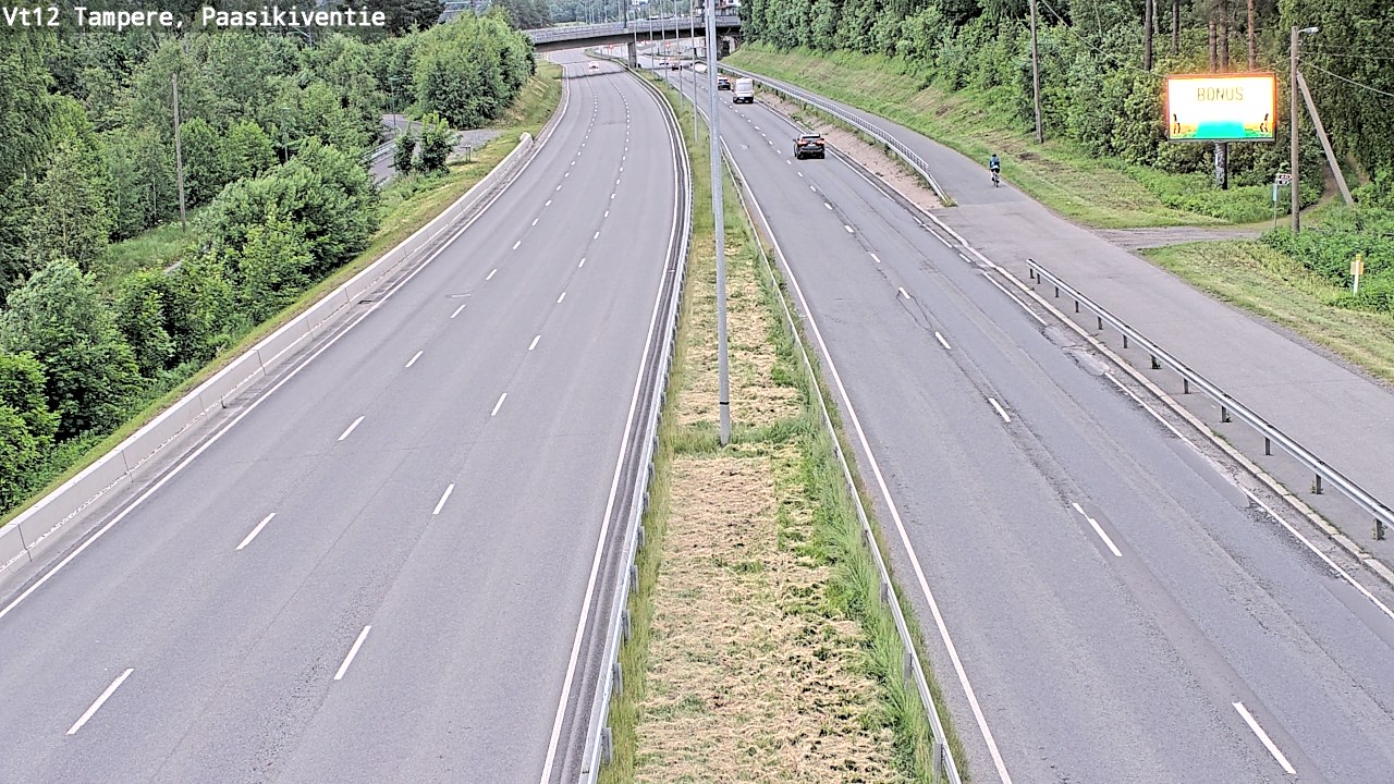 Kelikamerat Kuva Tie 12 Tampere, Paasikiventie, Tampere, Pirkanmaa